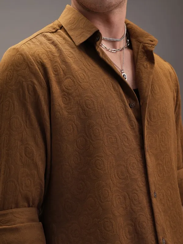 Men Slim Fit Casual Shirt