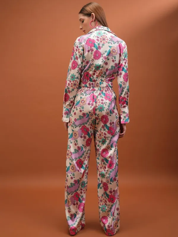  Tokyo Talkies Women Off White Co-Ords