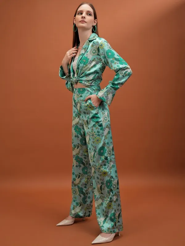 Women Blazer With Trouser Co-Ords