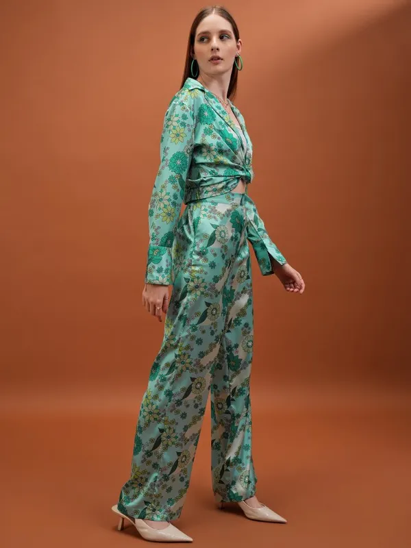 Women Blazer With Trouser Co-Ords