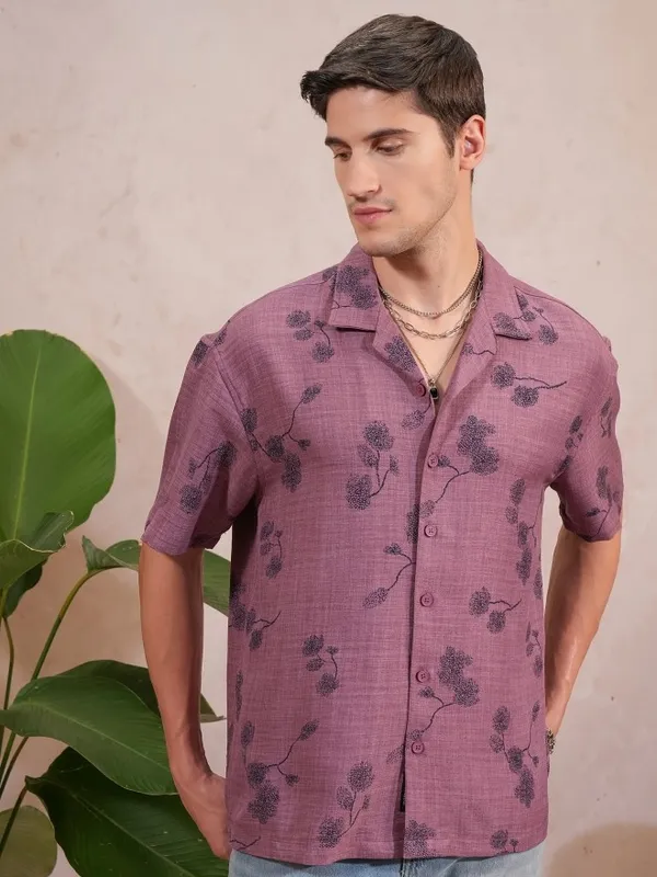 Men Oversized Fit Casual Shirts