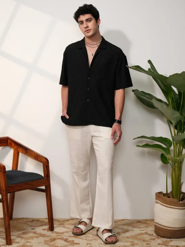 Men Oversized Fit Casual Shirt