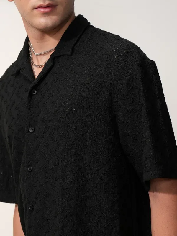 Men Oversized Fit Casual Shirt