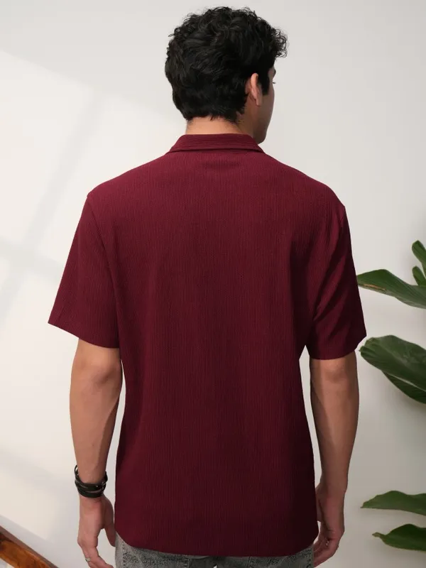 Men Relaxed Fit Casual Shirt