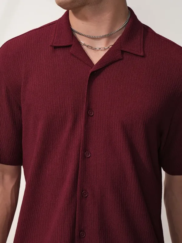 Men Relaxed Fit Casual Shirt