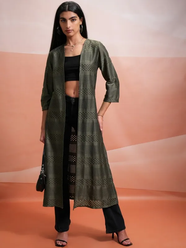 Women Self Design Shrug