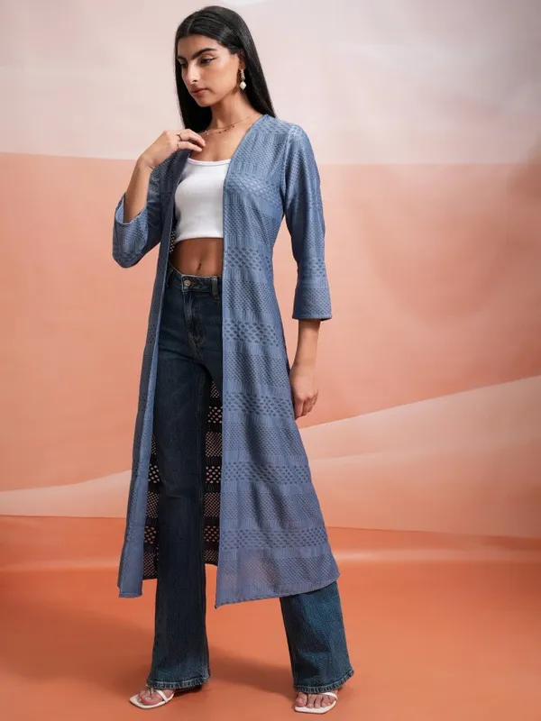 Women Self Design Shrug