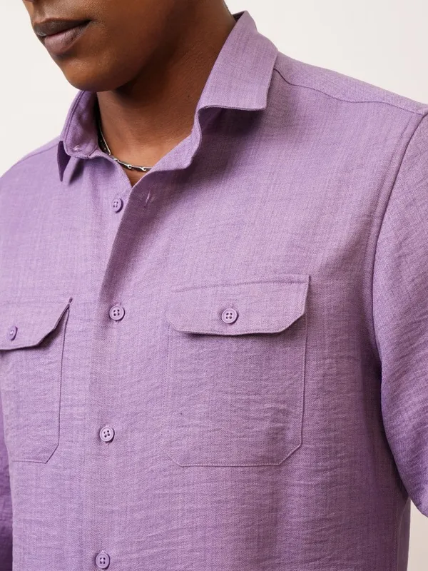 Men Slim Fit Casual Shirt