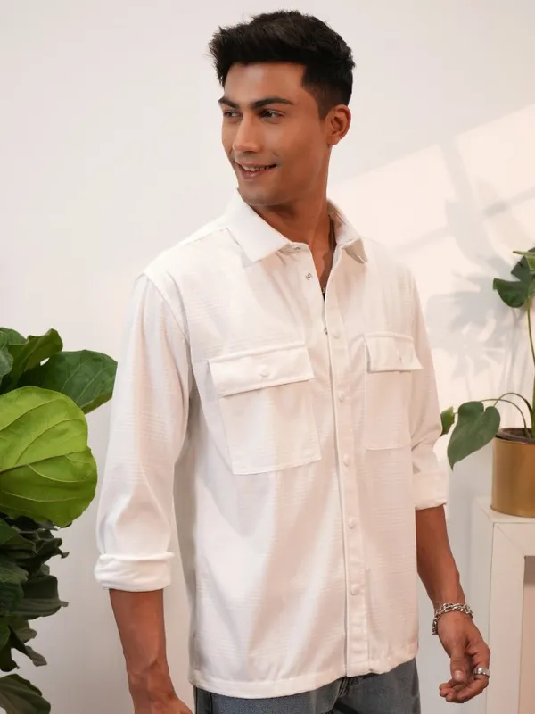 Men Oversized Fit Casual Shirts