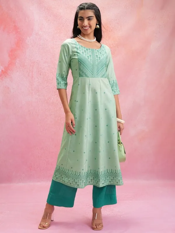 Anarkali Printed Kurta