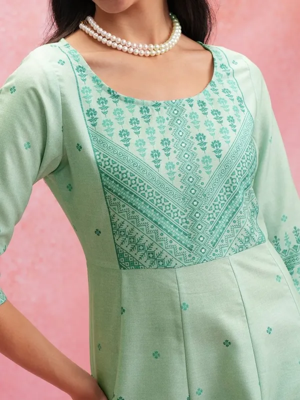 Anarkali Printed Kurta
