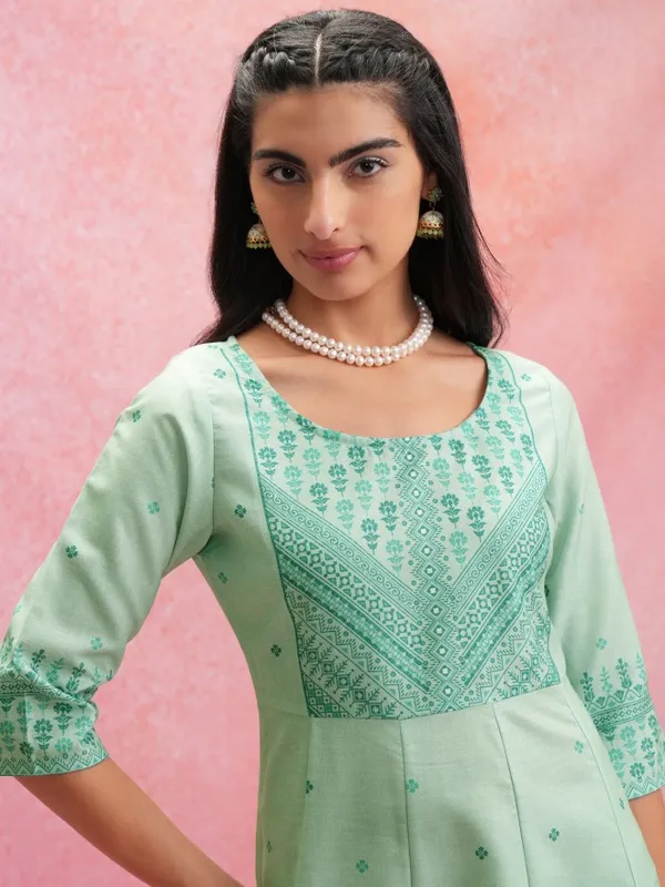 Anarkali Printed Kurta