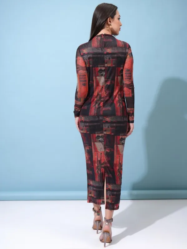 Printed Maxi Dress