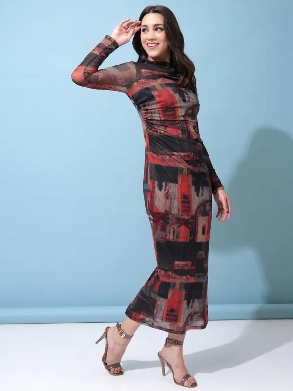 Printed Maxi Dress