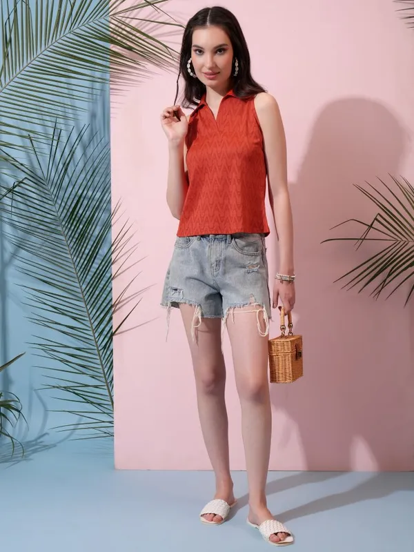 Self Design Regular Top