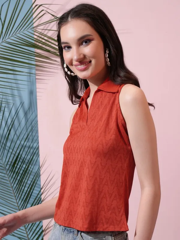 Self Design Regular Top