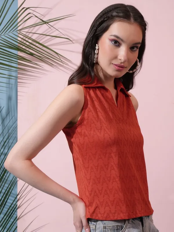 Self Design Regular Top