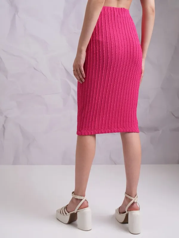  Tokyo Talkies Women Pink Knee Length Skirts