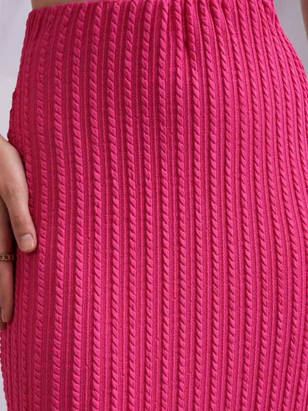 Tokyo Talkies Women Pink Knee Length Skirts