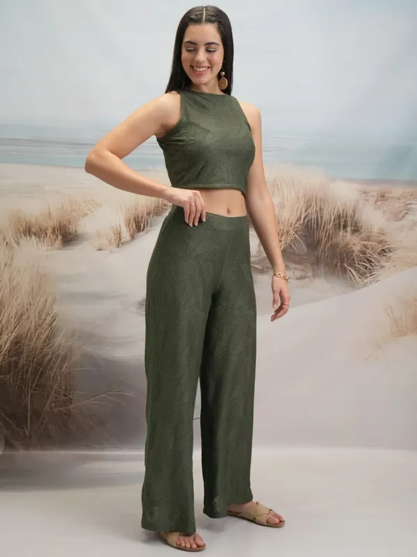  Tokyo Talkies Women Olive Co-Ords