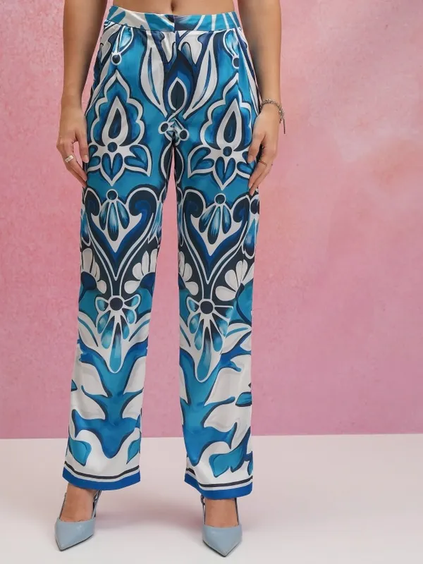  Tokyo Talkies Women Blue Co-Ords