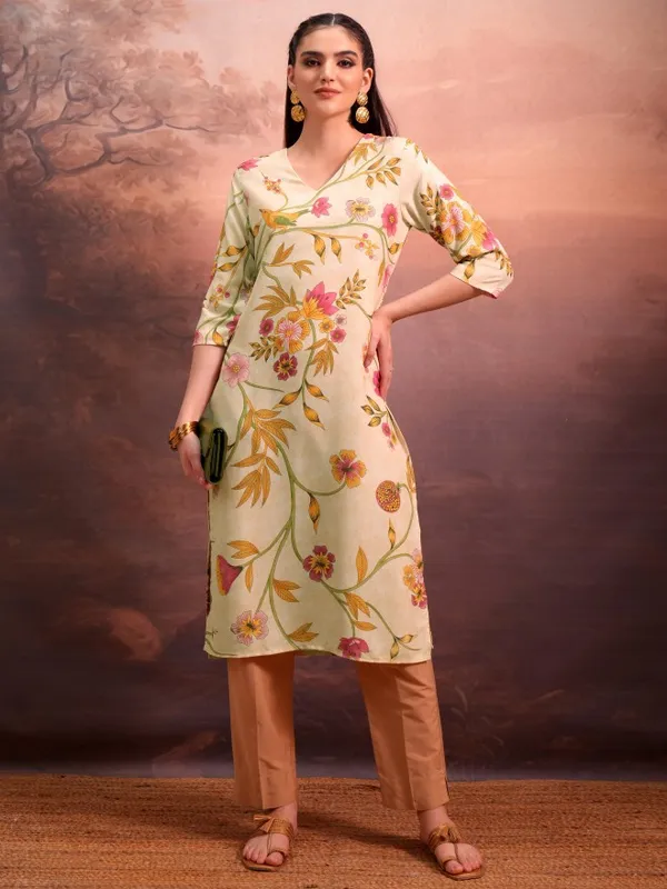 Printed Straight Kurta