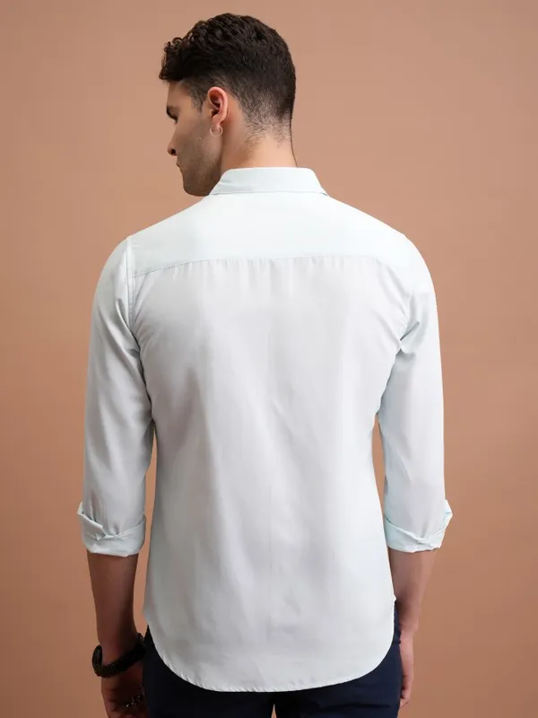 Men Slim Fit Casual Shirt