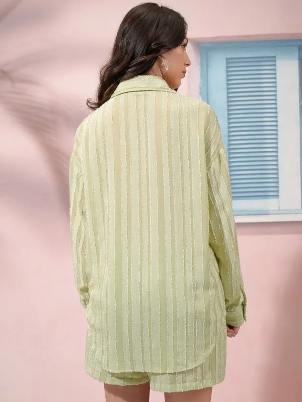 Women Shirt With Shorts Co-Ords