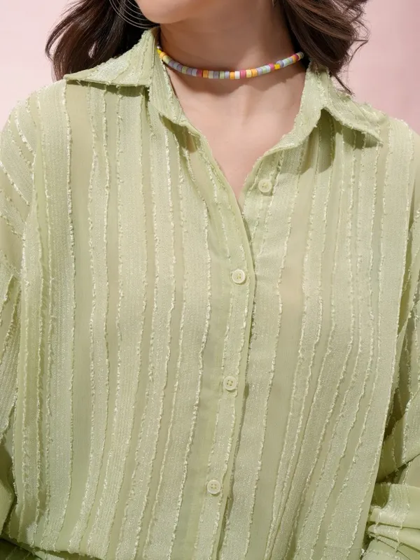  Tokyo Talkies Women Green Co-Ords