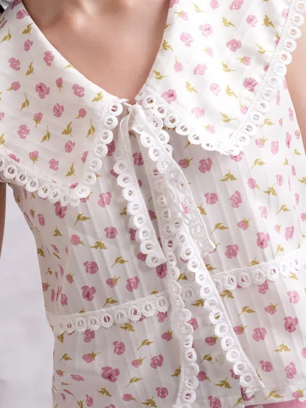 Tokyo Talkies Women Pink Top With Trouser Co-Ords