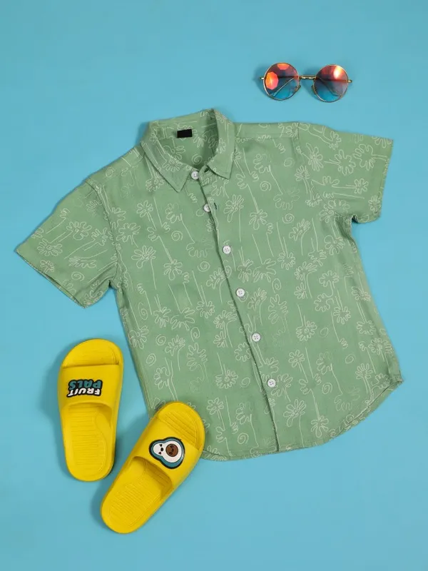 Boys Regular Fit Casual Shirt