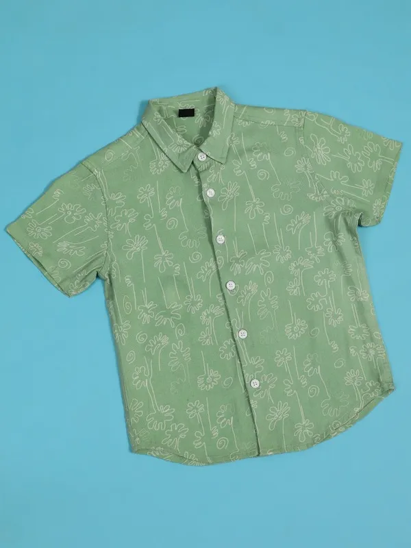 Boys Regular Fit Casual Shirt
