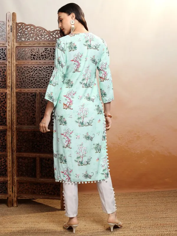 Printed Straight Kurta