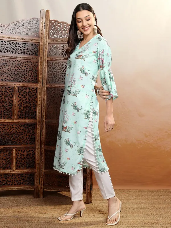 Printed Straight Kurta