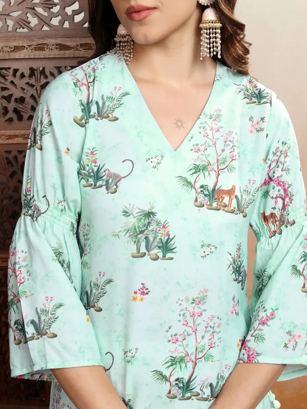 Printed Straight Kurta