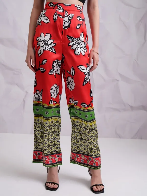  Tokyo Talkies Women Red Co-Ords