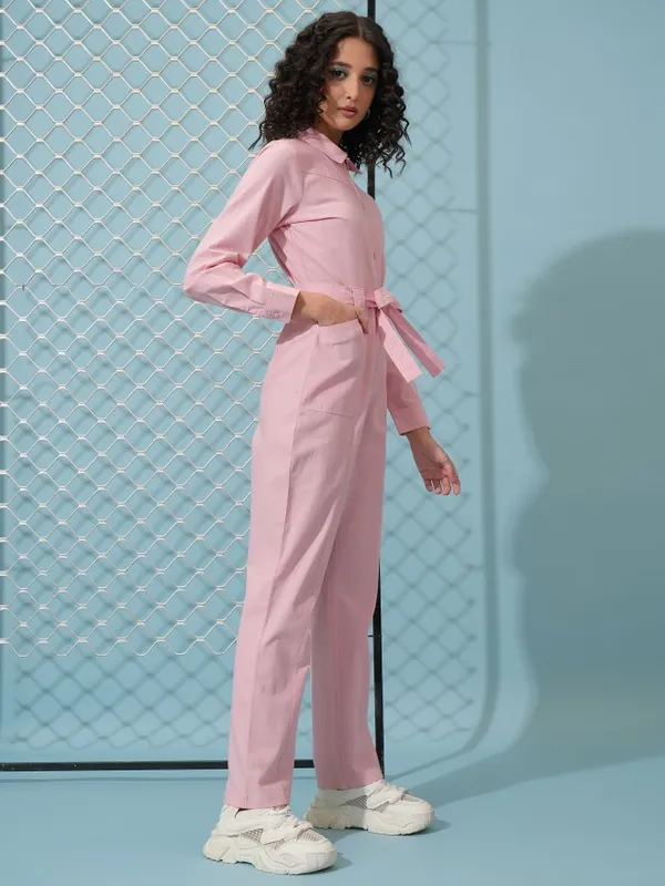  Tokyo Talkies Women Pink Jumpsuits