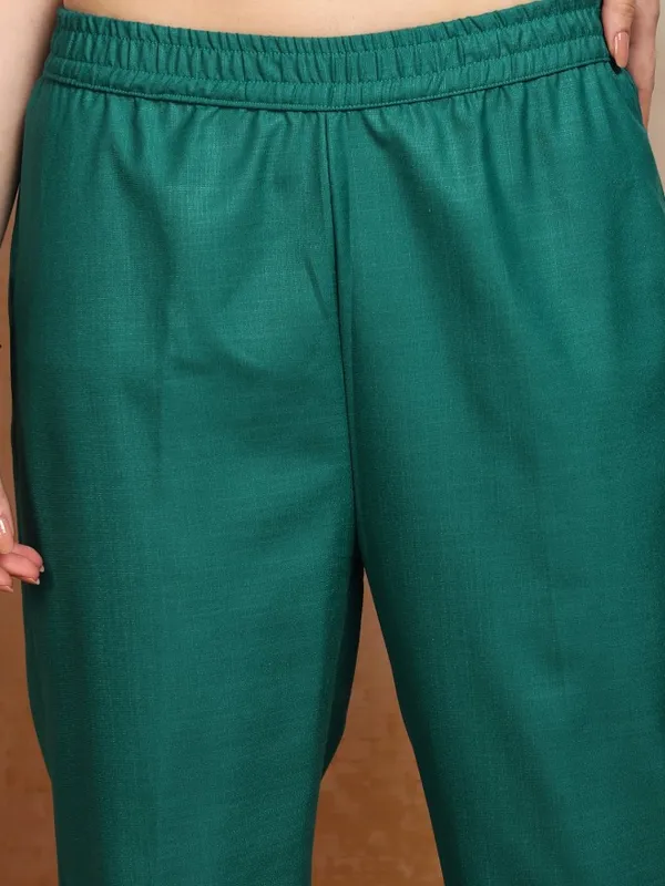 Women Kurta With Trouser And Dupatta