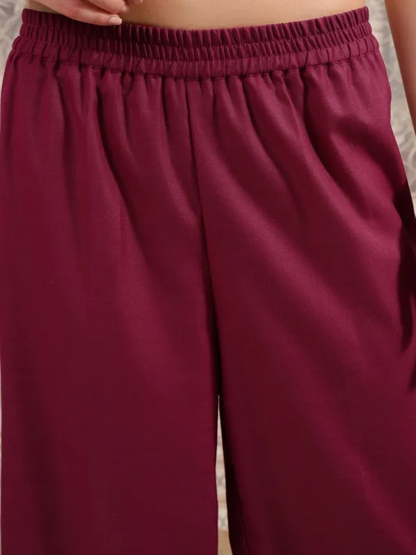 Vishudh Women Black Embroidered Kurta With Palazzo And Dupatta