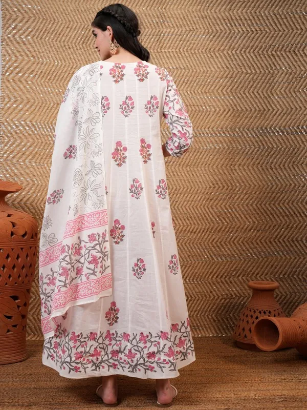 Printed A-Line Dress