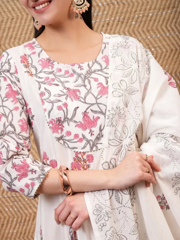 Printed A-Line Dress
