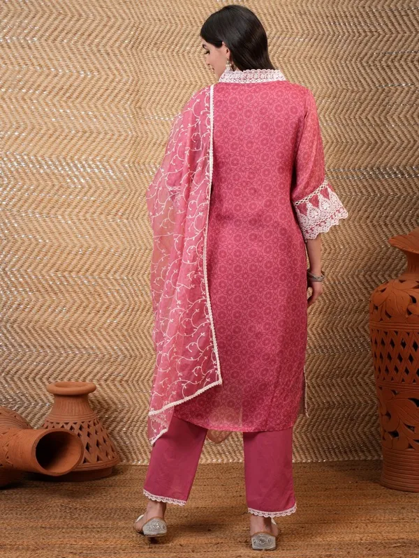  Vishudh Women Rose Embroidered Kurta Sets