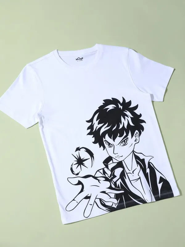 Boys Printed Round Neck T-Shirt
