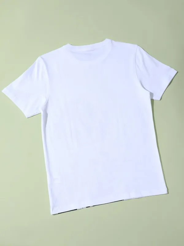 Boys Printed Round Neck T-Shirt