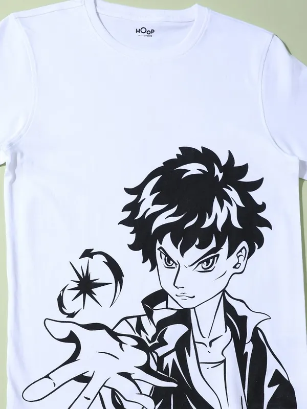 Boys Printed Round Neck T-Shirt