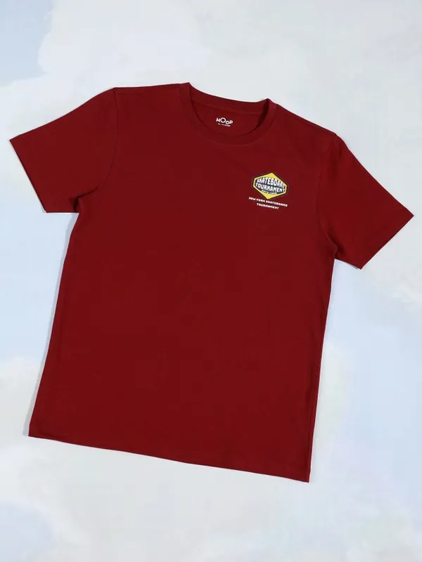 Boys Printed Round Neck T-Shirt