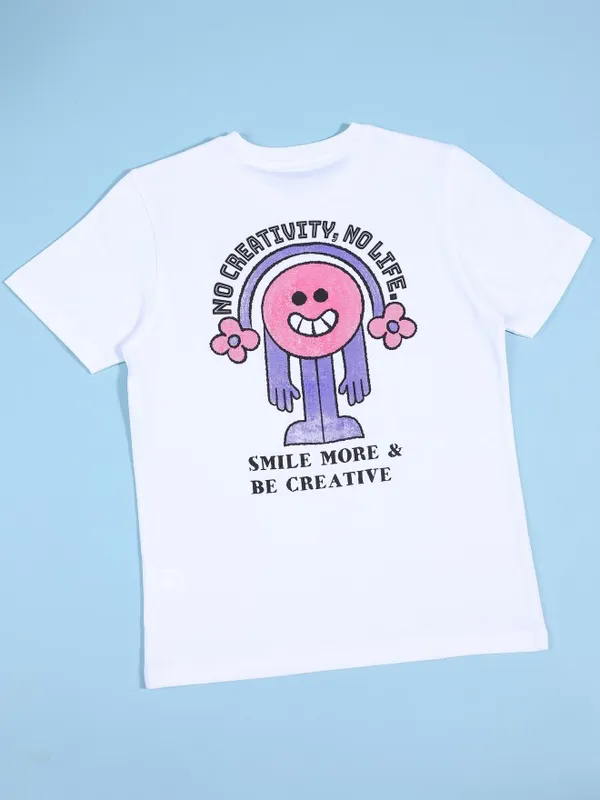 Boys Printed Round Neck T-Shirt