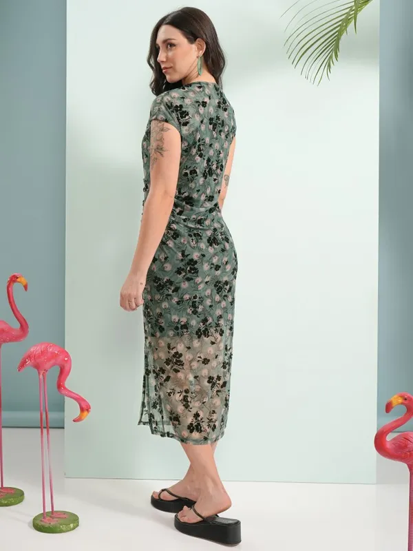 Printed Sheath Dress