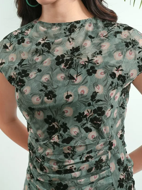 Printed Sheath Dress