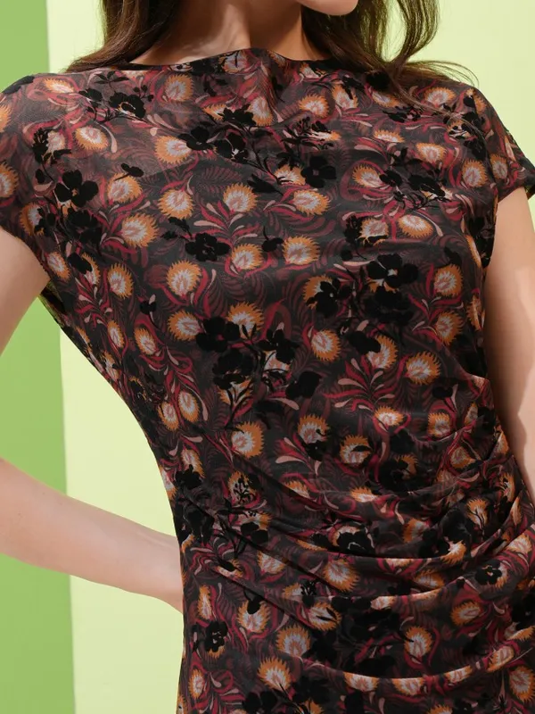Printed Sheath Dress